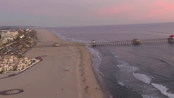 High Abover The Pier Gliding Timelapse