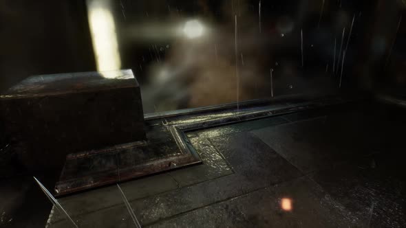 Urban Scene at Rainy Night alt