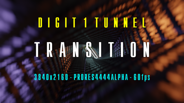 DIGIT 1 TRANSITION | UHD | 60FPS
