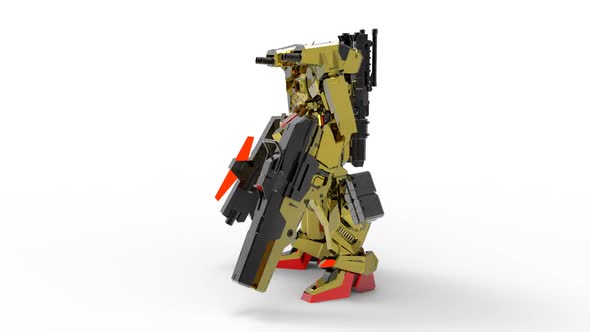 Mecha the long-range fighter