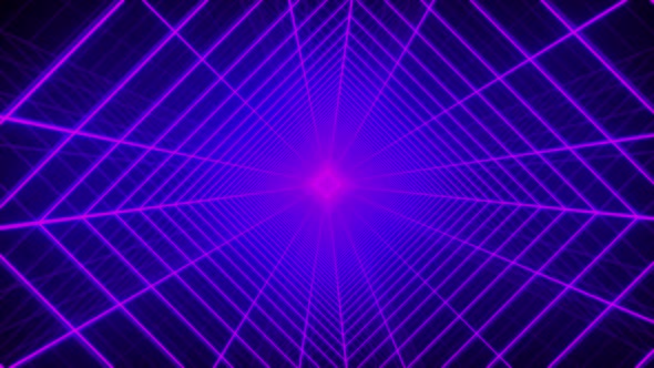 Rotating Purple Grid Tunnel Square alt