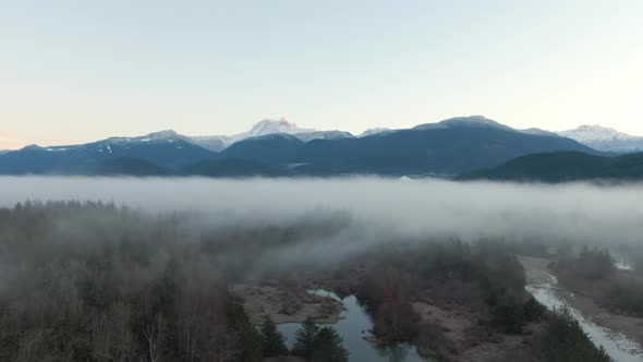 Aerial Canadian Nature Landscape