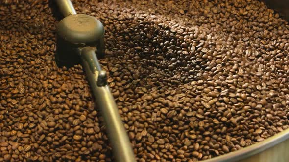 Coffee Roasting Machine Close Up