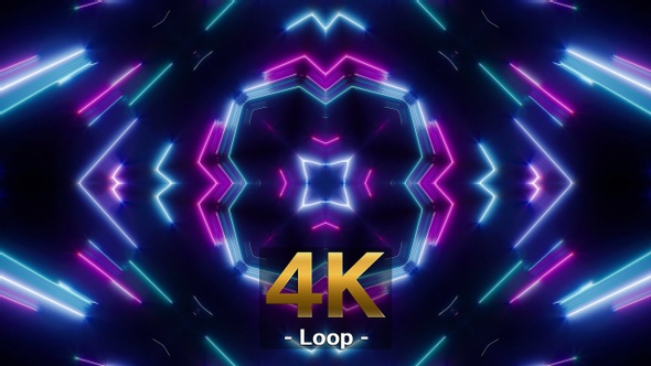 Neon Lamp VJ Light Loop 4K 02 alt