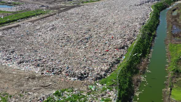 Open Storage of Solid Waste Garbage