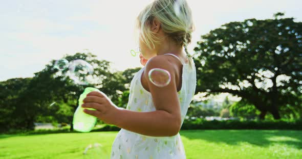 Addorable Cute Young Girl Playing