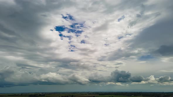 Fast Moving Clouds Timelapse
