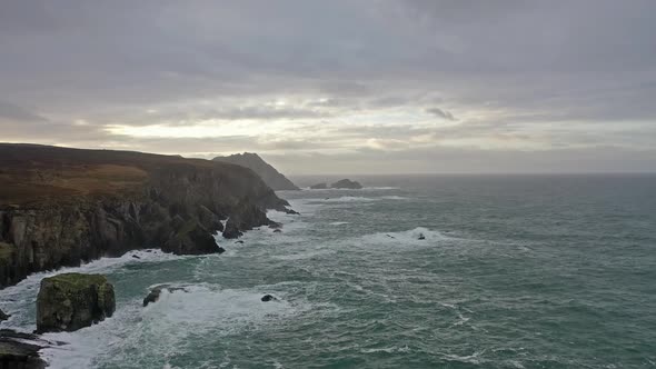 The Amazing Coastline at Port Between Ardara and Glencolumbkille in County Donegal - Ireland