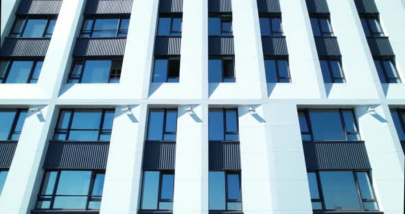 Modern building with windows