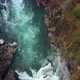 Aerial view on the  mountain river Glomaga, Marmorslottet, Mo i Rana,Norway - VideoHive Item for Sale