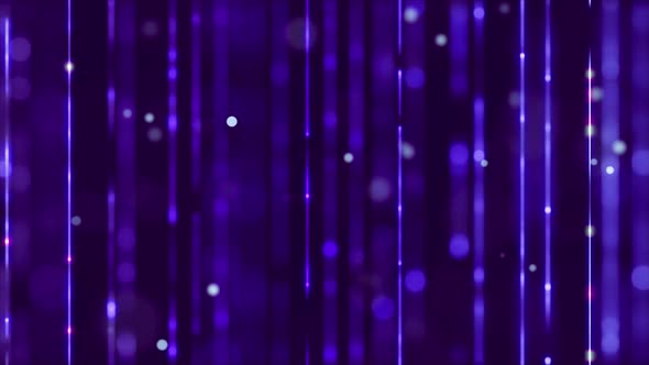 Blue Bokeh Particles Energy  Motion Graphics Background