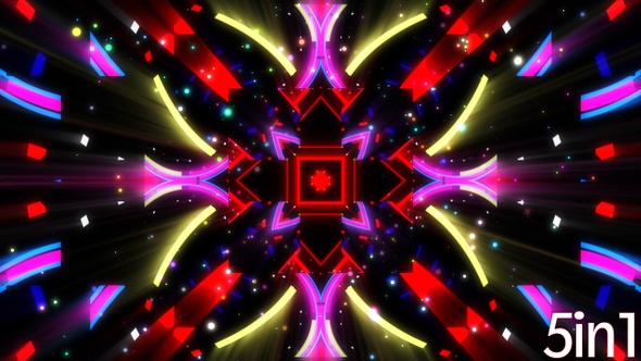 Neon Background Lights Vj Loops alt