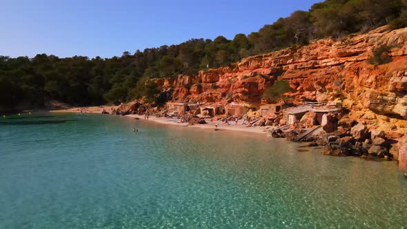 Cala Salada and Saladeta in Ibiza, Spain