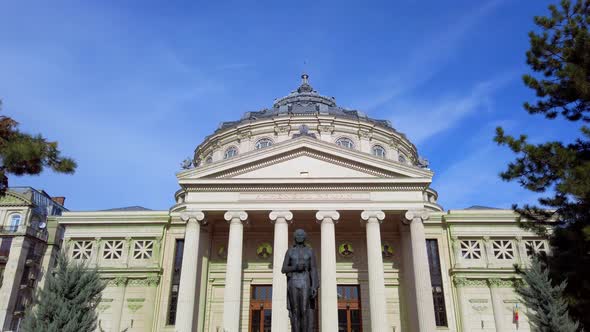 Romanian Athenaeum 4k, Bucharest , Romania