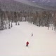 Aerial View of Freeride in a Snowy Forest - VideoHive Item for Sale