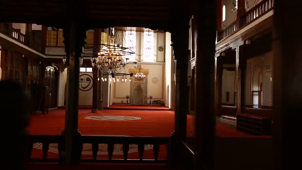 Istanbul Arap Mosque Interior 2