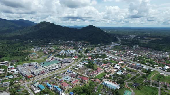 The Towns of Sarawak, Borneo, Malaysia