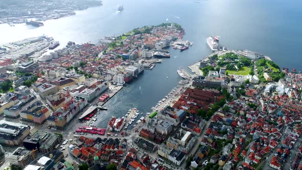 Bergen Is a City and Municipality in Hordaland on the West Coast of Norway