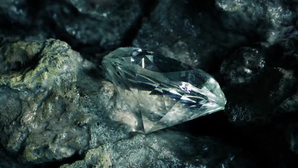 Man Picks Up Diamond Off Rocks