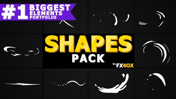 Cartoon Shape Elements | Motion Graphics Pack