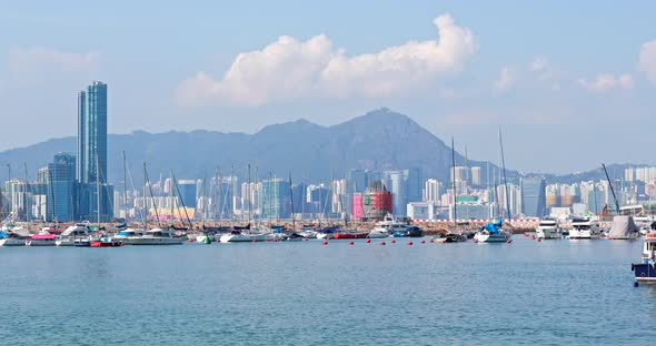 Typhoon shelter in causeway bay