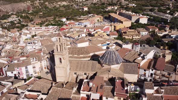 View From Above of Spanish Village Center