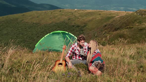 Couple on Summer Picnic