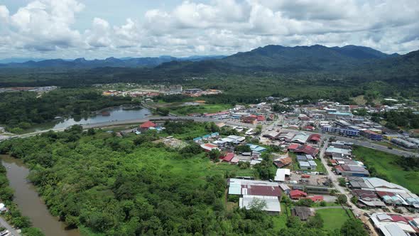 The Towns of Sarawak, Borneo, Malaysia