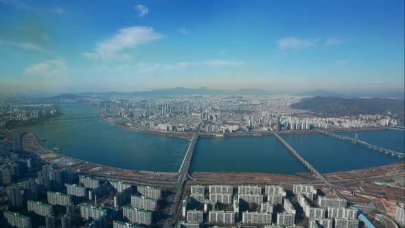 Time lapse of Seoul city in South Korea