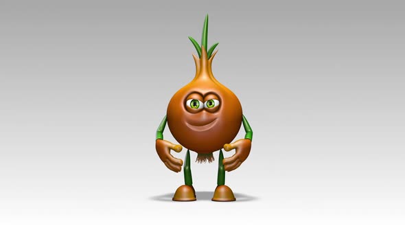 Onion Promotion Ads  Looped Cartoon Animation