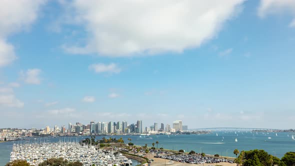 Time Lapse of the San Diego Skyline at Night