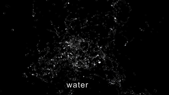 Water Splash 4K alt