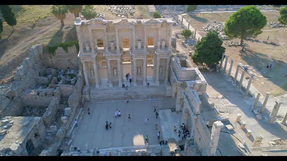 Slide Over the Ephesus Ancient Library