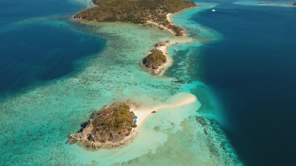 Beautiful Tropical Island and Beach