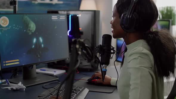 African Videogame Streamer Losing Online Competition