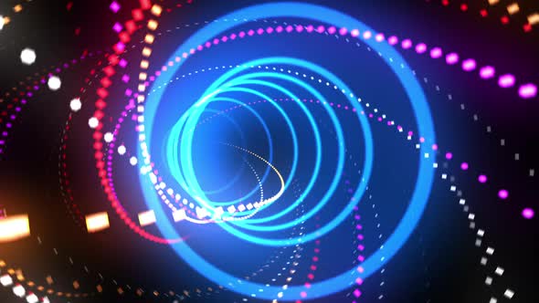 Neon Light VJ Loop 01