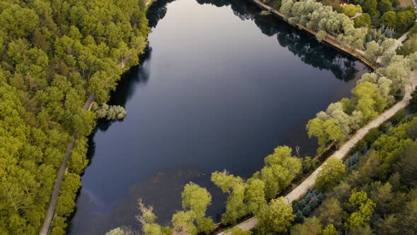 Salt Lake Aerial View From Drone