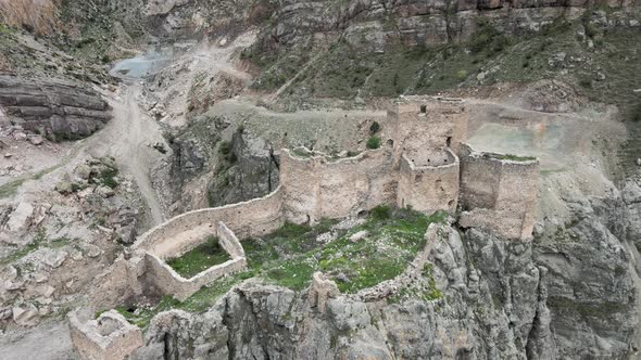 castle ancient ruins rocks