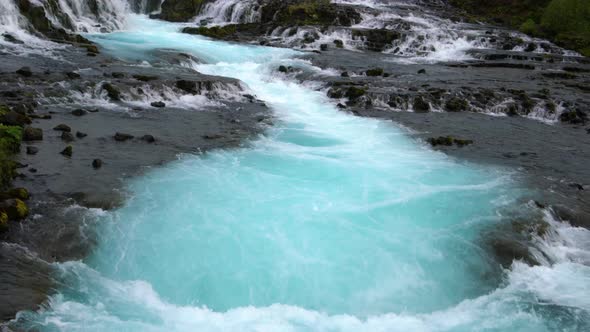 Bruarfoss Waterfall in Brekkuskogur Iceland