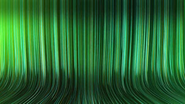 Green Lines Abstract FLuid Down Background Loop Full HD