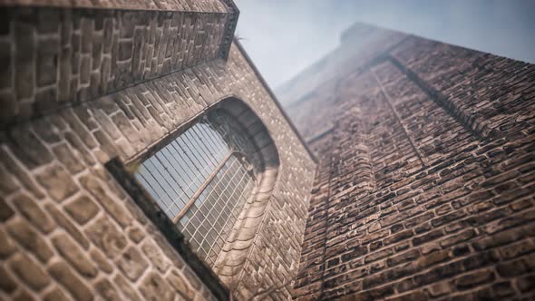 Brick Castle In the Fog alt