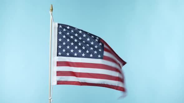 United States Of America Flag Waving