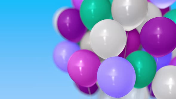Colorful Helium Balloons
