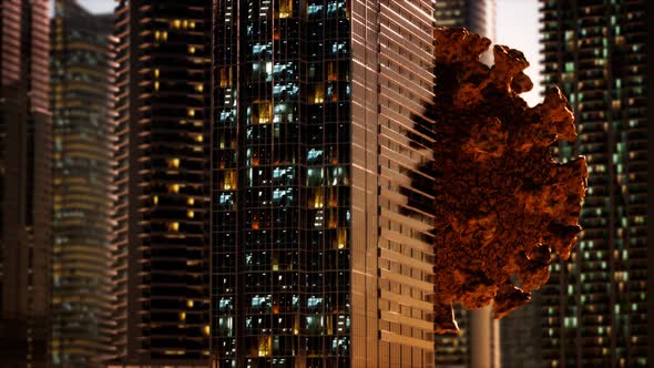 Empty City Caused By Quarantine As a Result of Coronavirus Infection alt