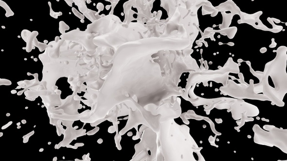 Pouring Milk Splash alt