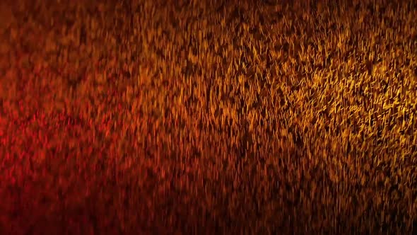 Red and Yellow Water Spray Mixed on a Black Background alt