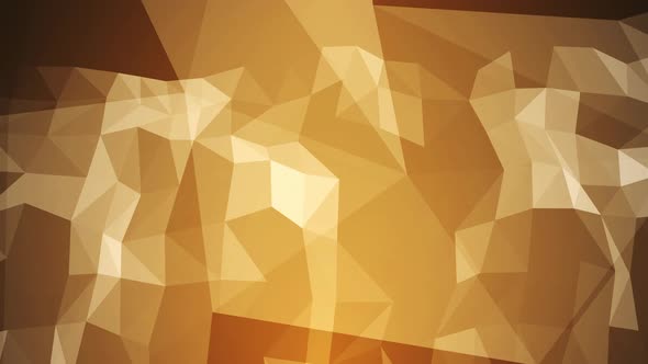 Orange Polygonal Abstract Triangles Animated in Hitech Style alt