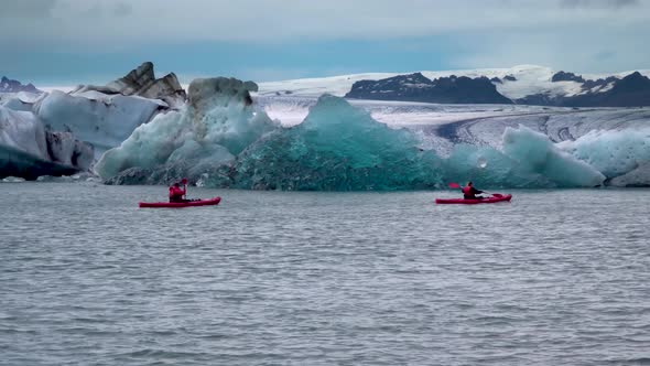 Adventure Kayaking in Iceland on Exploring Holiday