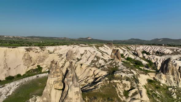 The best landscapes of Cappadocia aerial view 4 K