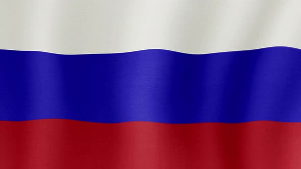 The national flag of Russia